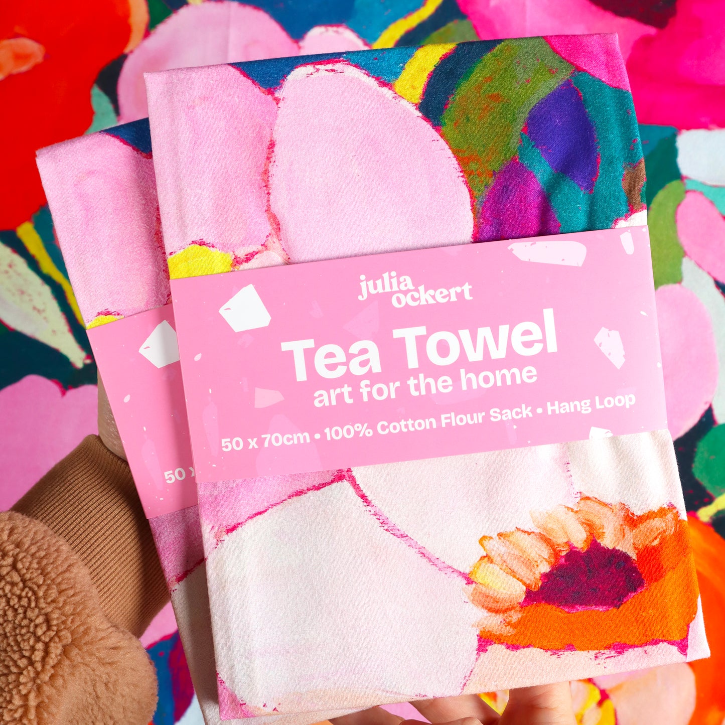 Flowerverse Tea Towel