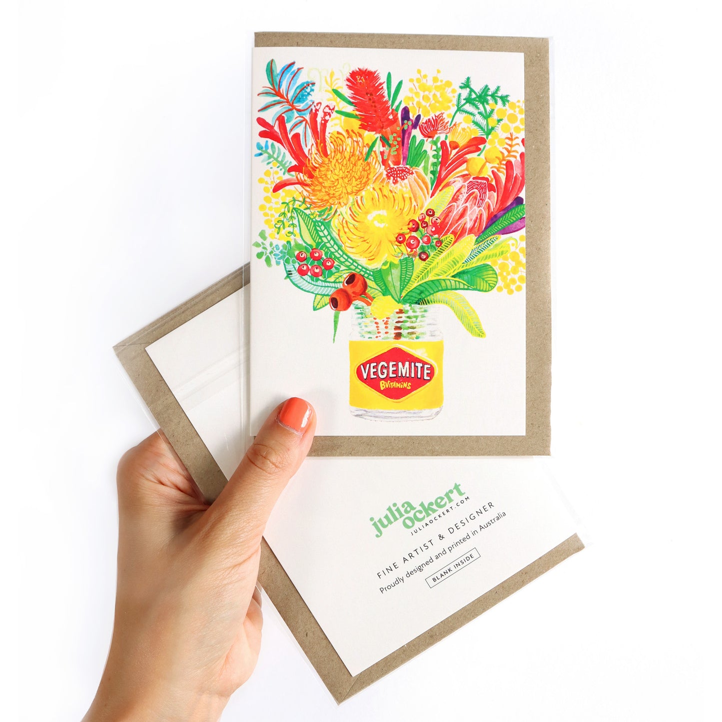 Vegemite Bouquet Greeting Card