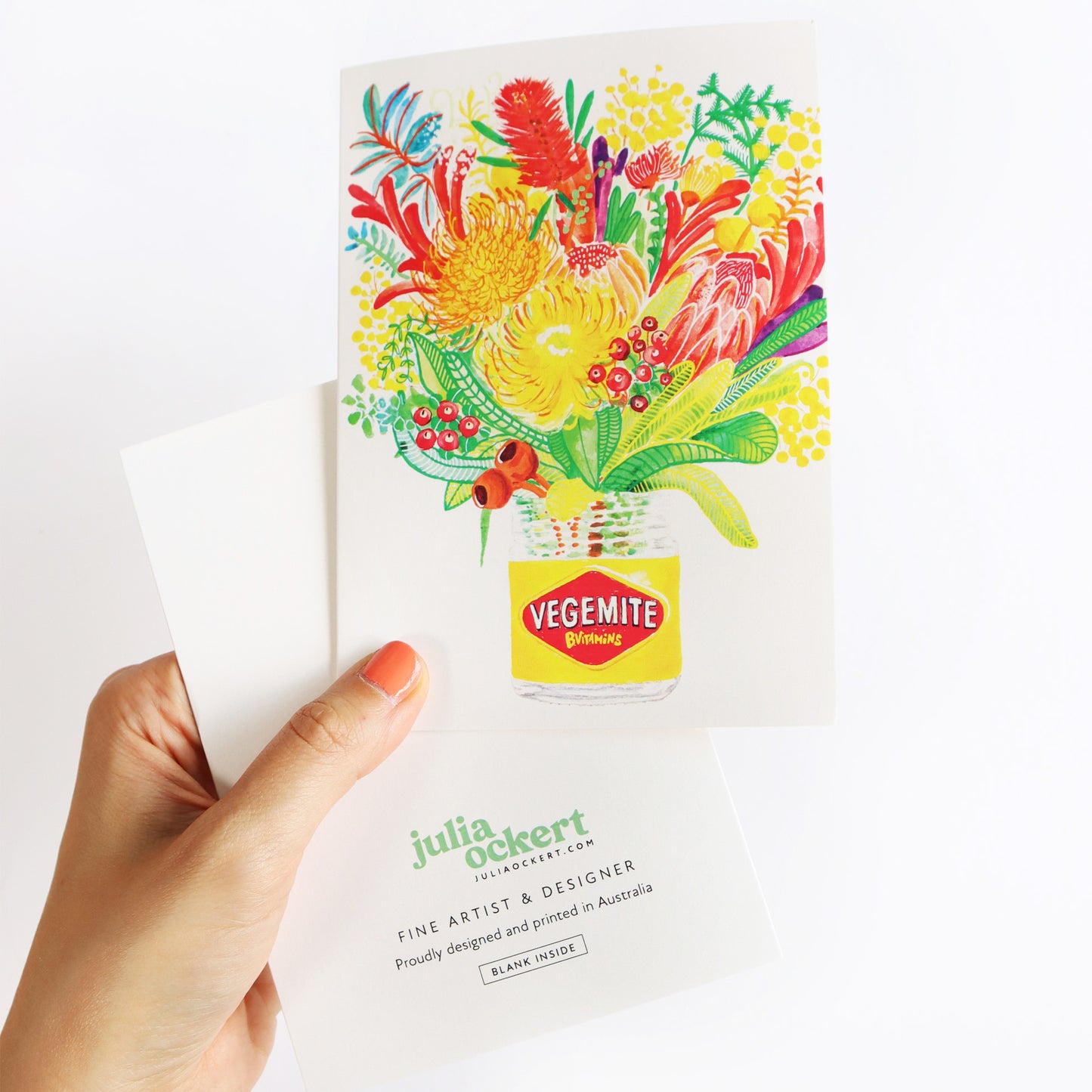 Vegemite Bouquet Greeting Card