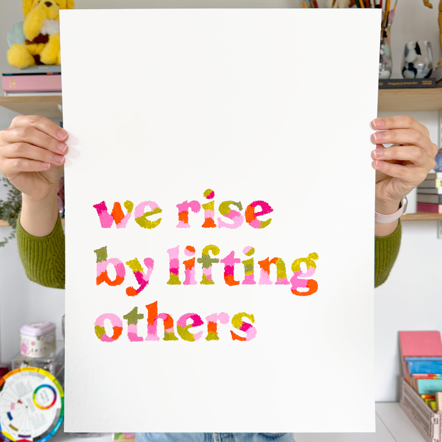 We Rise By Lifting Others Original Artwork