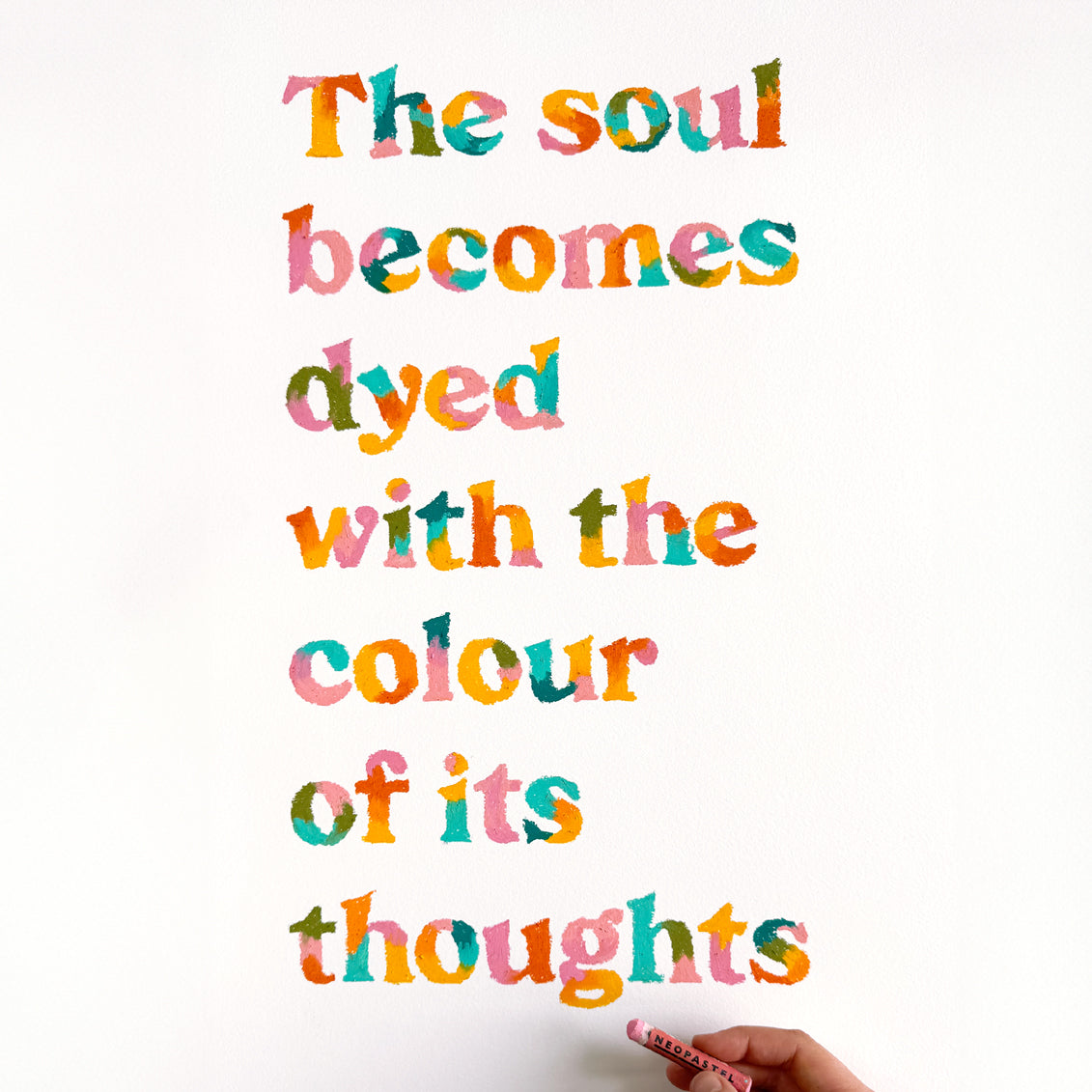 Watercolour Quote Commission