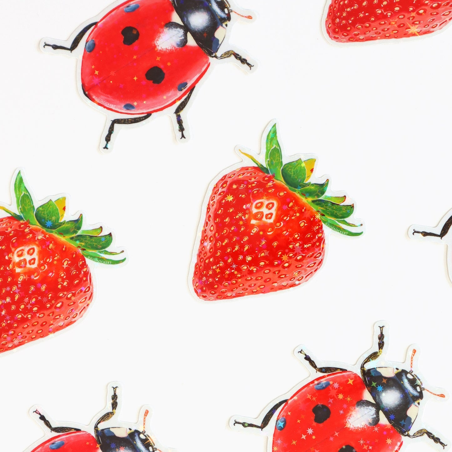 Ladybug Sparkles Sticker