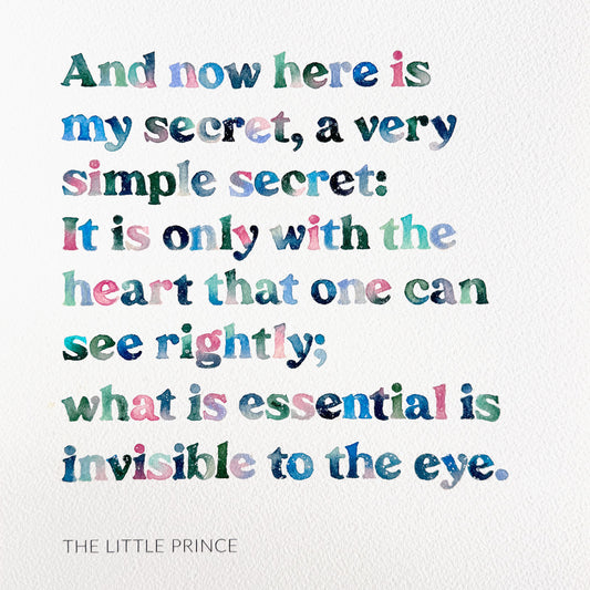 The Little Prince - Original Watercolour Painting