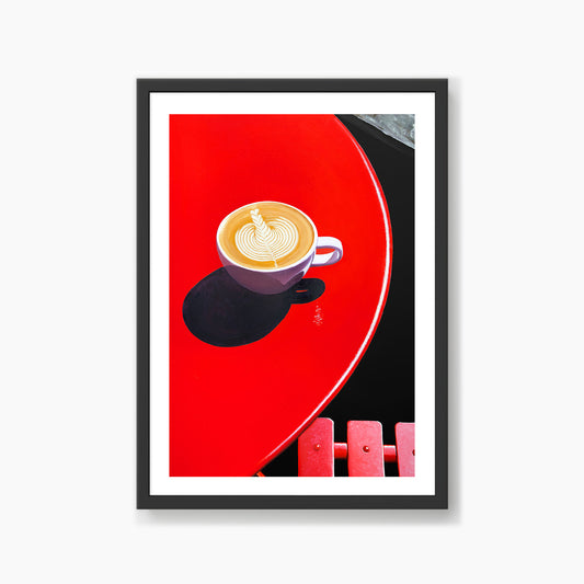 Coffee At Redbrick Art Print