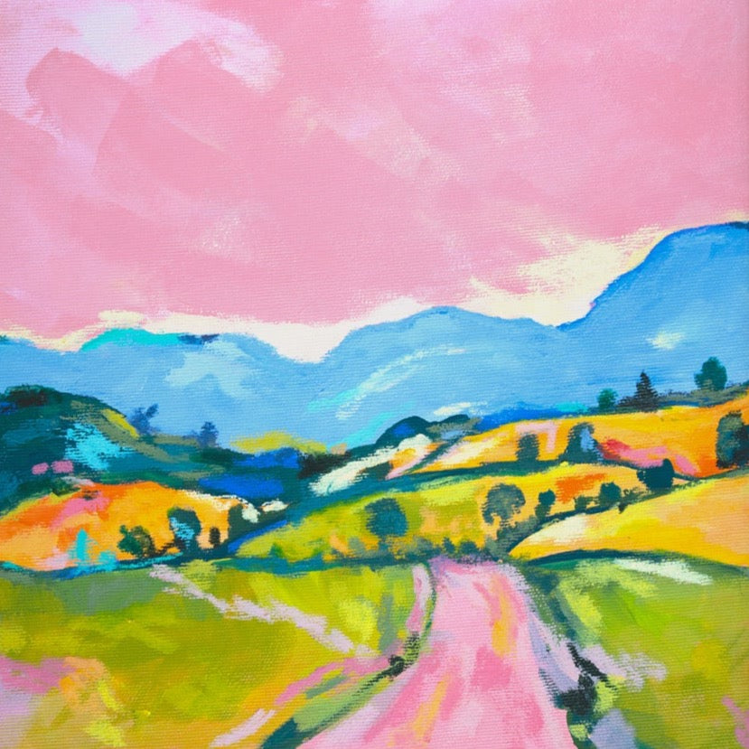 Pastel Landscape V1 Original Painting