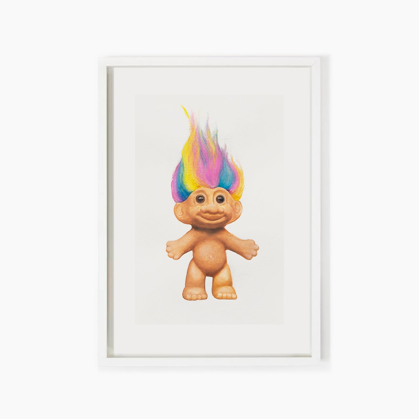 Rainbow Troll Doll Art Print