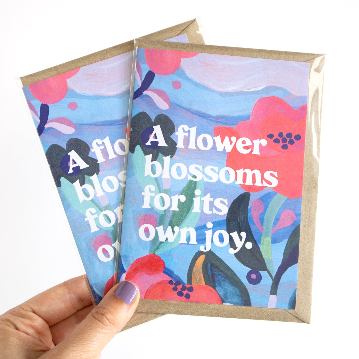 A Flower Blossoms For Its Own Joy Greeting Card