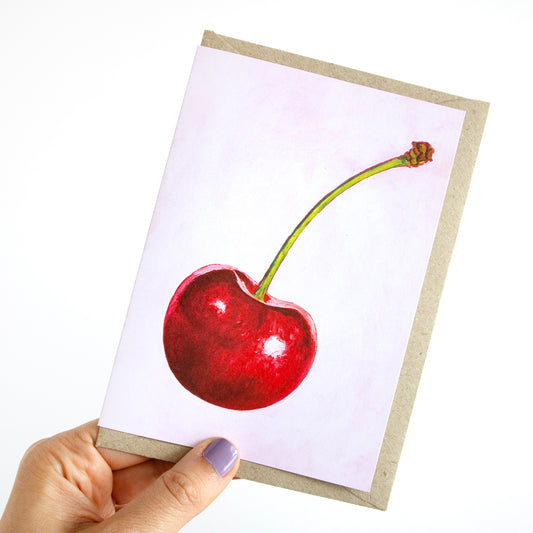 Cherry Greeting Card