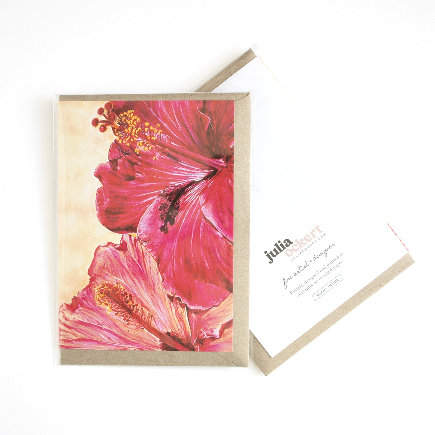 Hibiscus Flowers Greeting Card