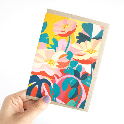 Flower Oasis Greeting Card