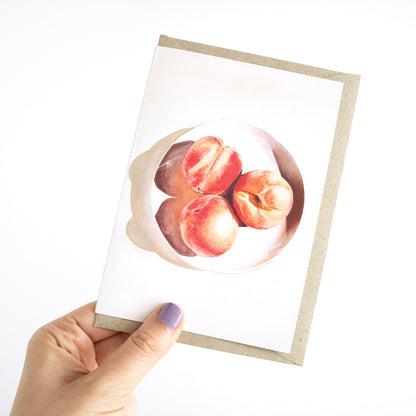 Soft Peaches Greeting Card