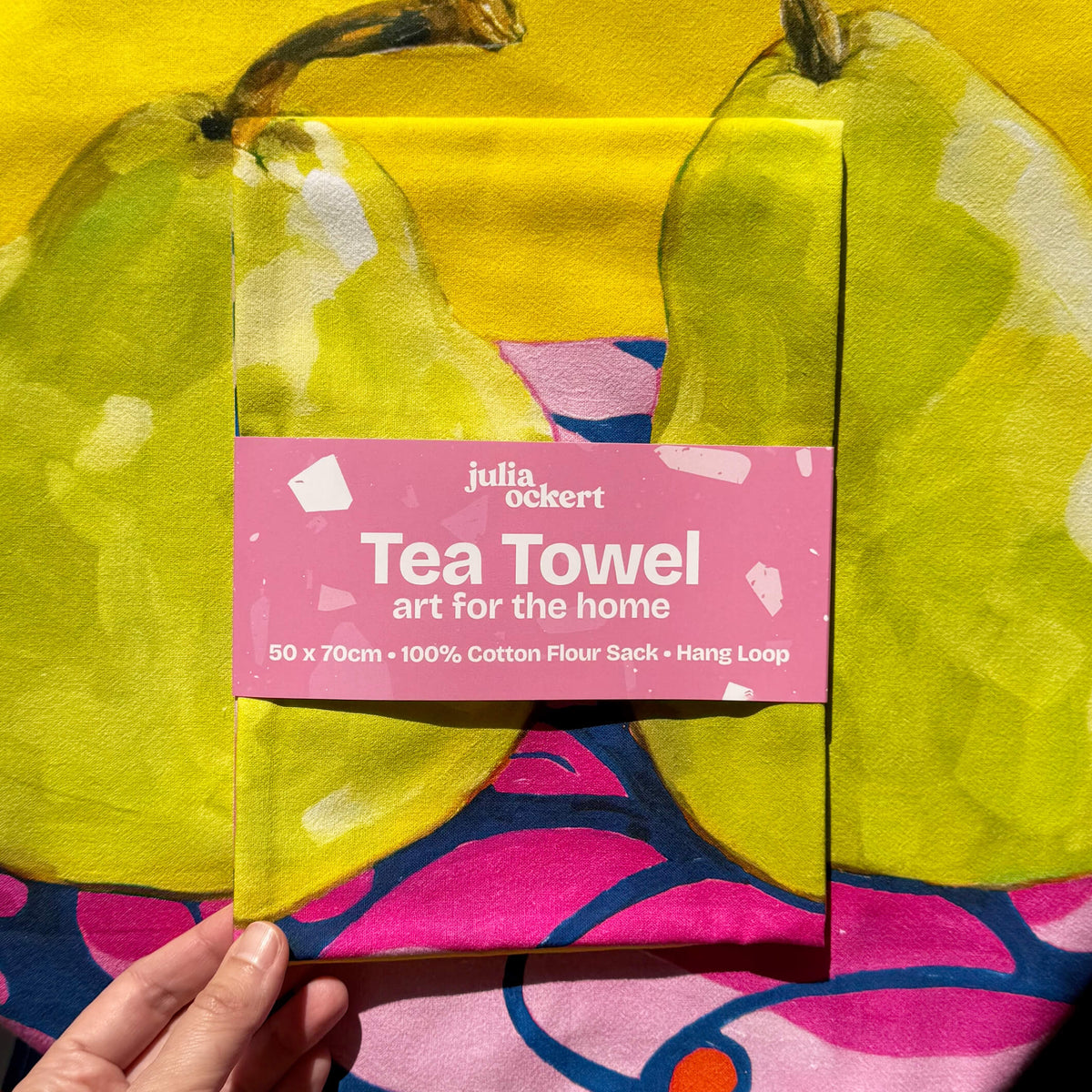 NEW: Pair of Pears Tea Towel