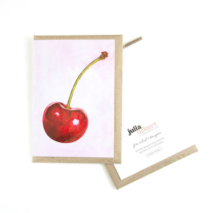 Cherry Greeting Card