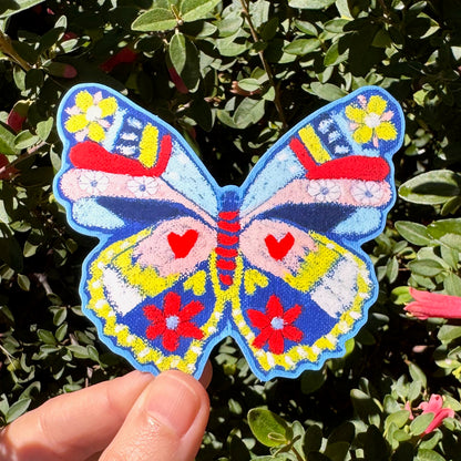 Oil Pastel Butterfly Sticker