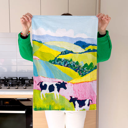 NEW: Moo Cows Tea Towel