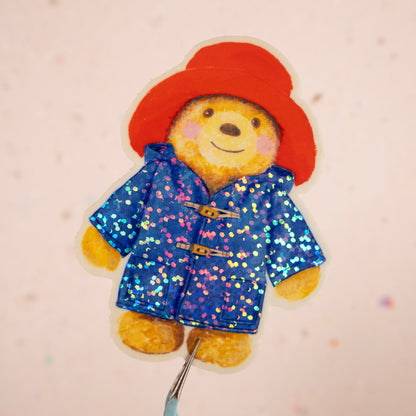 Paddington Teddy Glitter Sticker