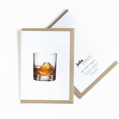 Whiskey Cocktail Greeting Card