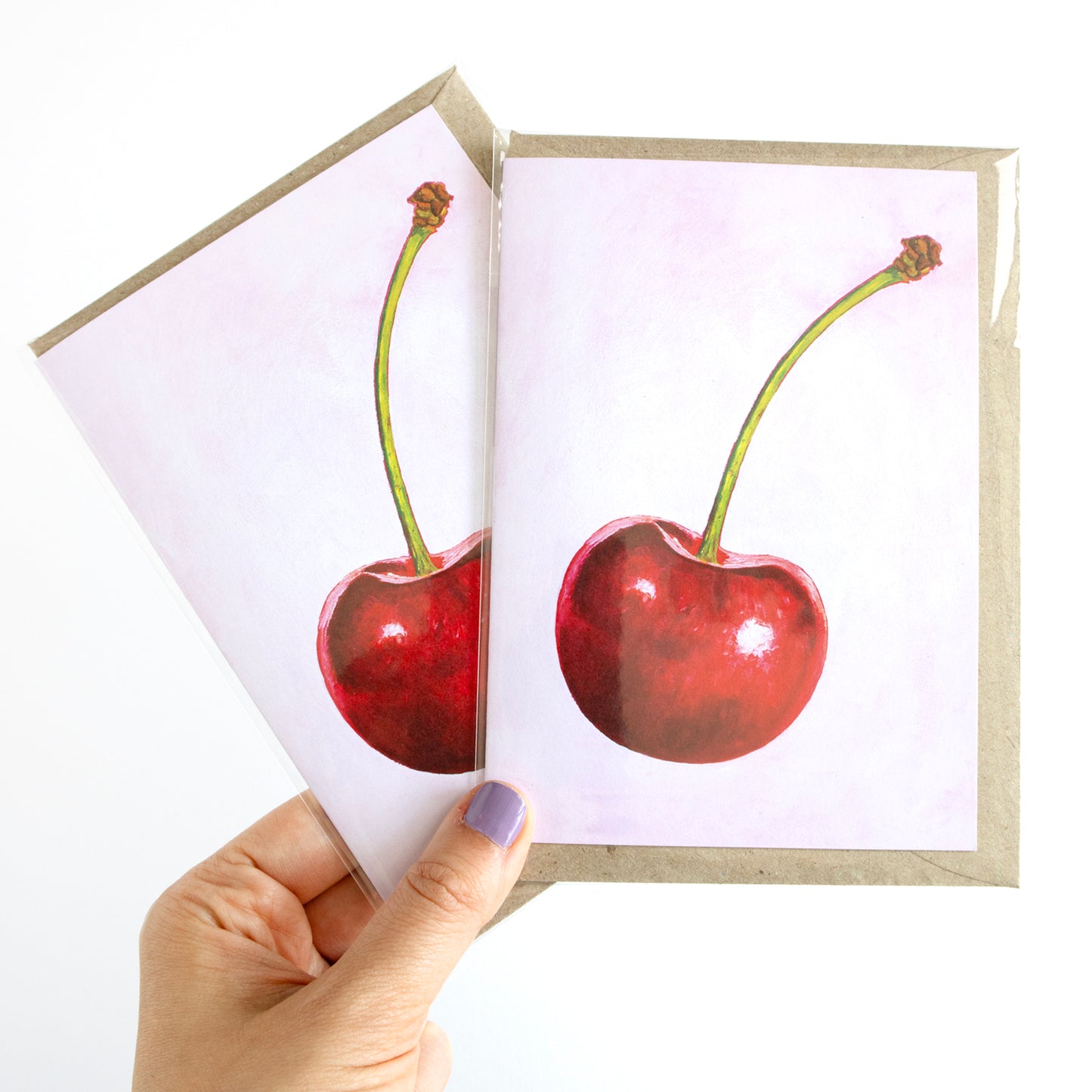 Cherry Greeting Card