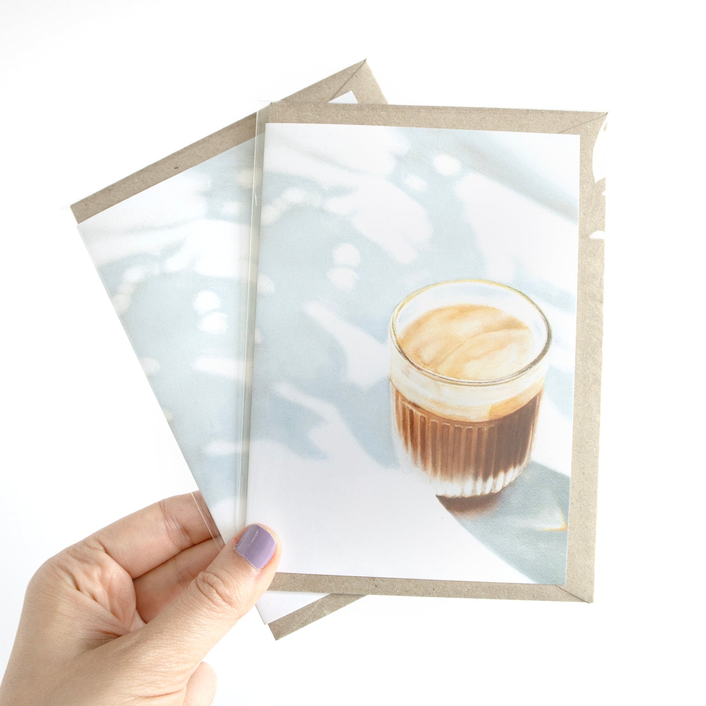 Latte Art Greeting Card