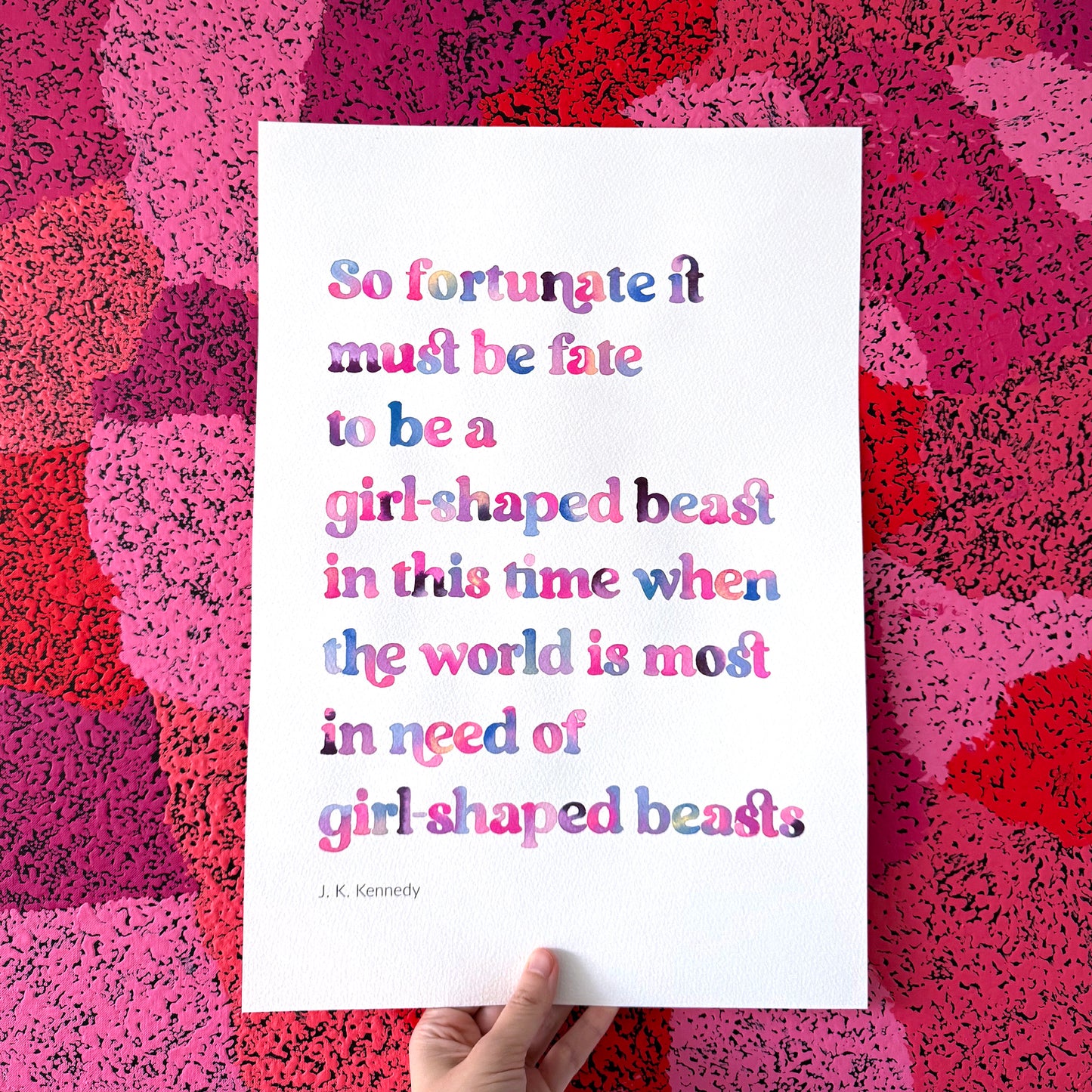 Girl-Shaped Beast - Original Paintings