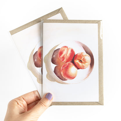 Soft Peaches Greeting Card