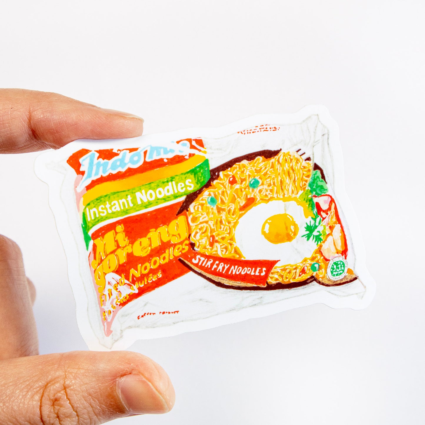 Mi Goreng Noodles Vinyl Sticker