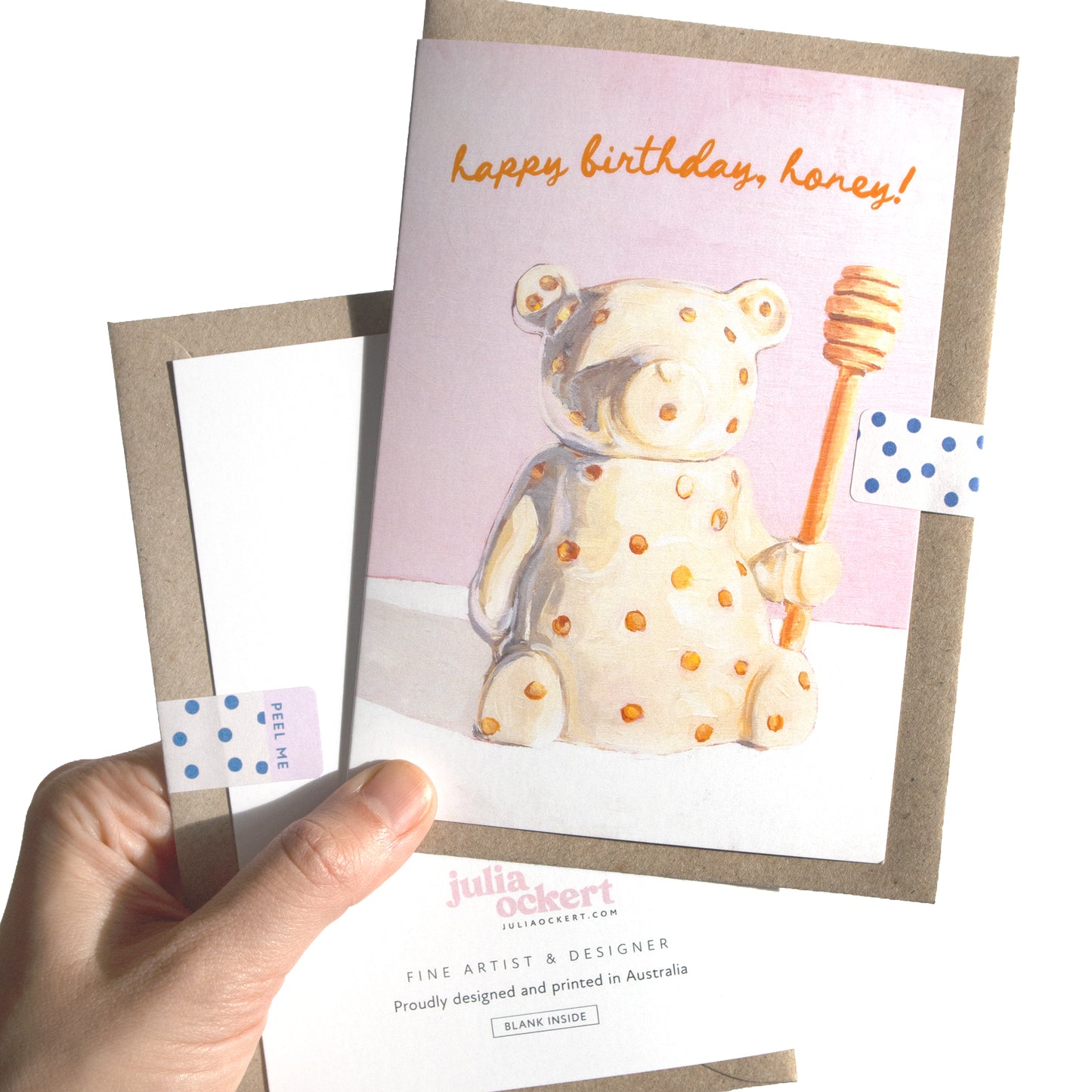 Happy Birthday Honey Bear Greeting Card