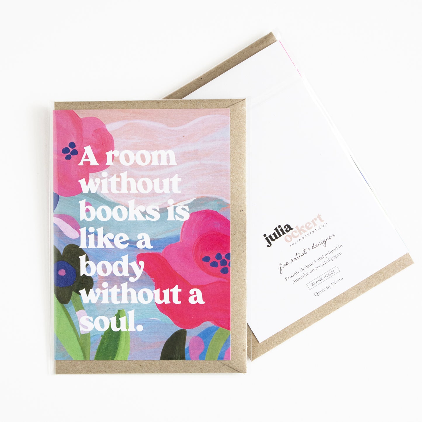 A Room Without Books Greeting Card