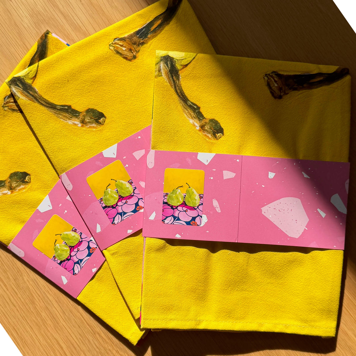 NEW: Pair of Pears Tea Towel