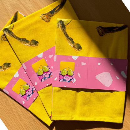 NEW: Pair of Pears Tea Towel