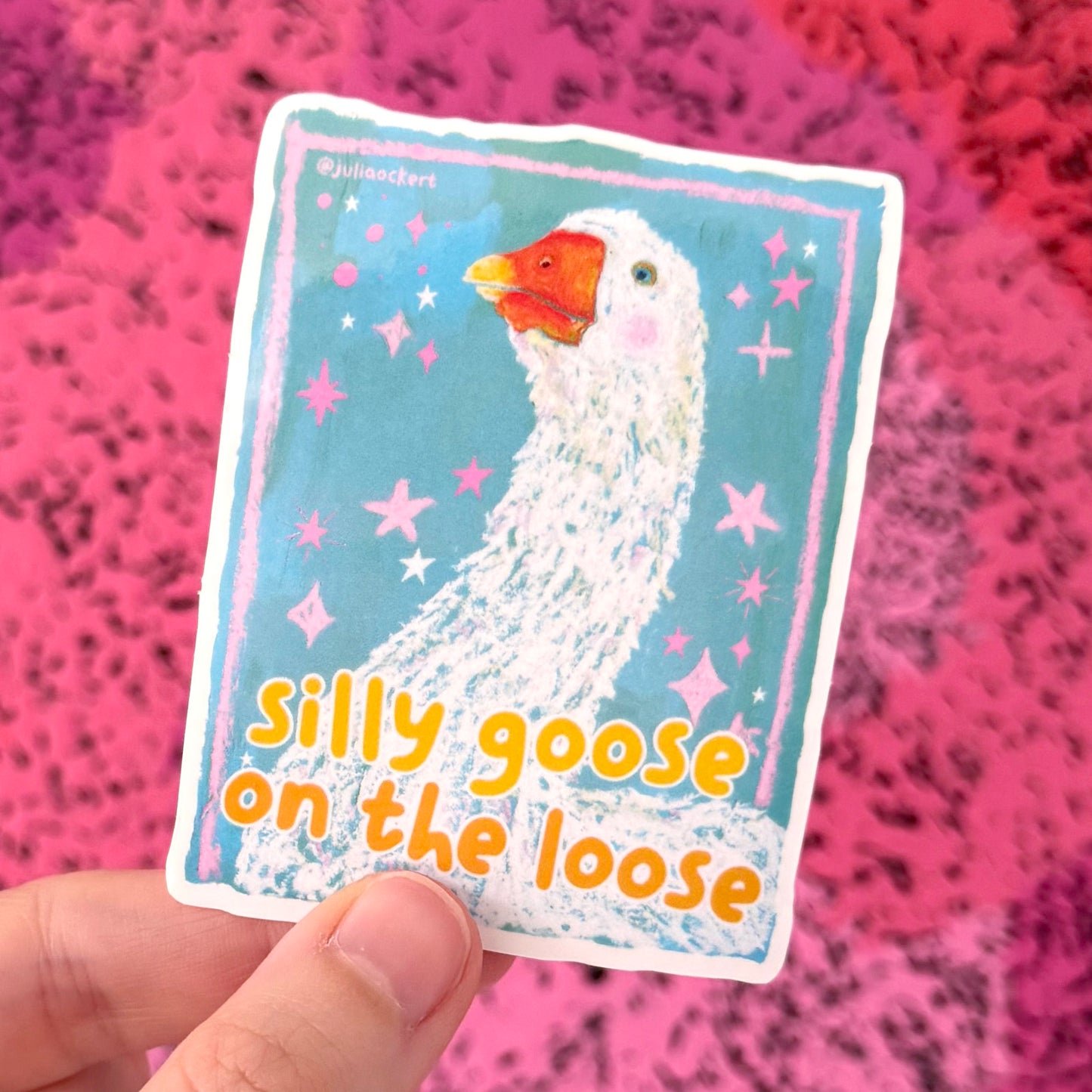 Silly Goose On The Loose Sticker