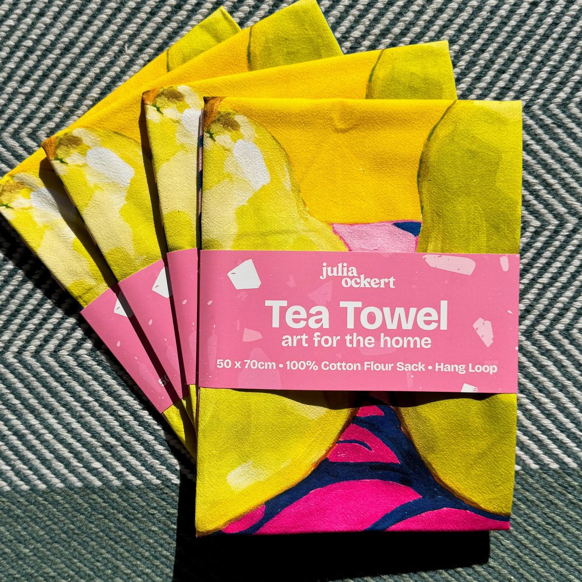 NEW: Pair of Pears Tea Towel