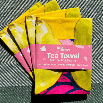 NEW: Pair of Pears Tea Towel
