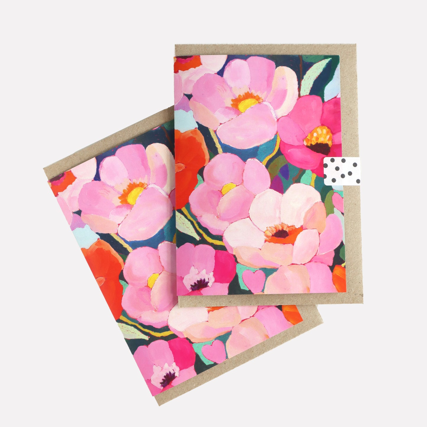 Colourful Flowers Greeting Card