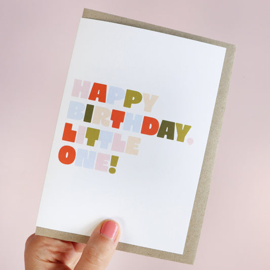 Happy Birthday, Little One Greeting Card