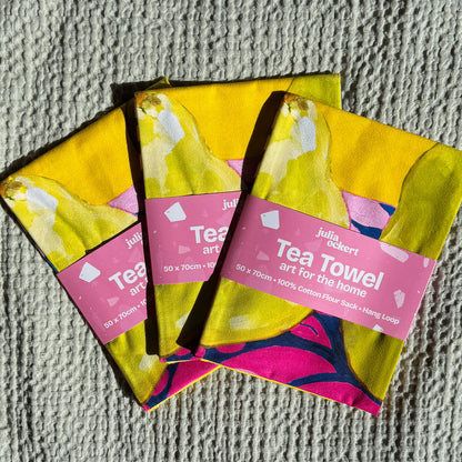 NEW: Pair of Pears Tea Towel