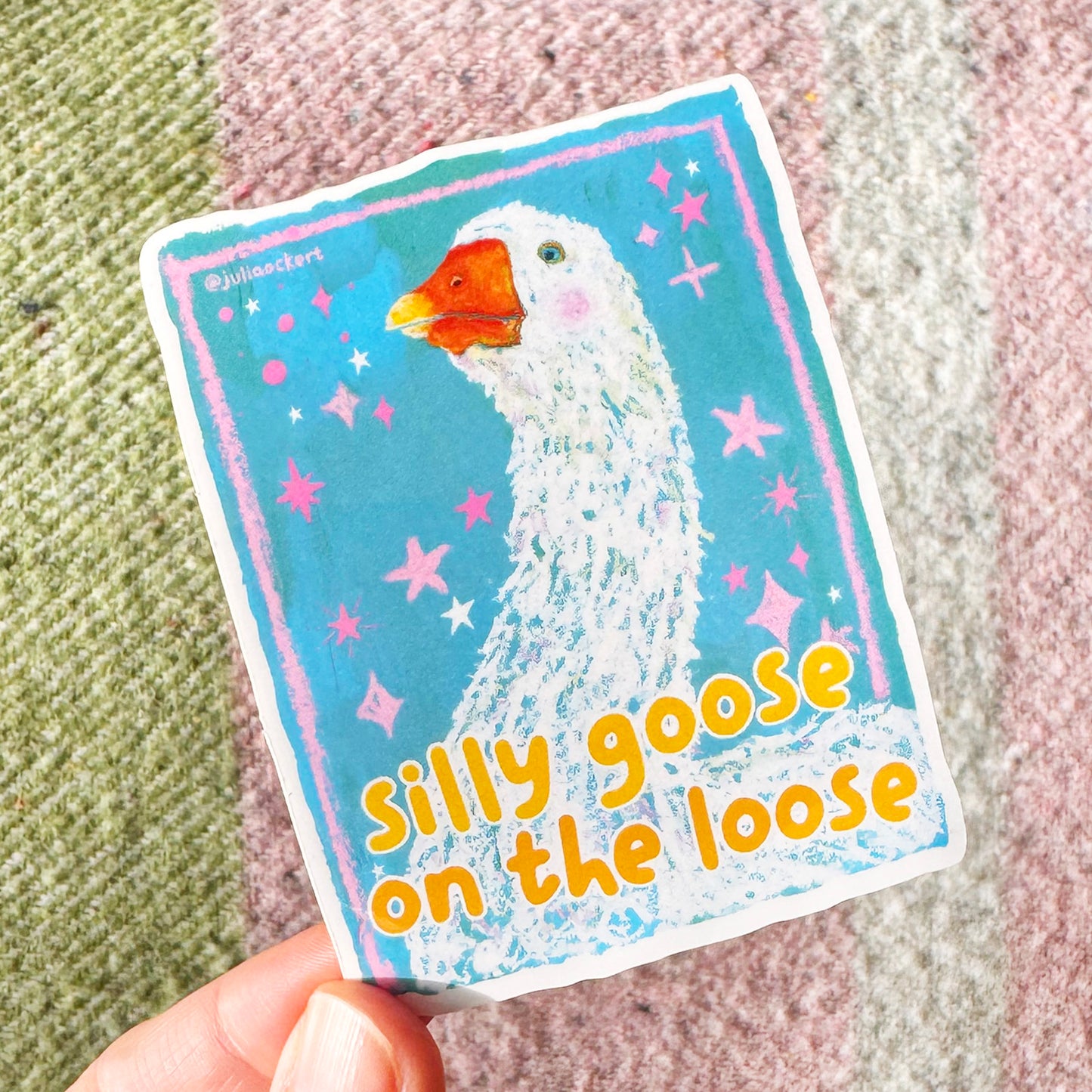Silly Goose On The Loose Sticker