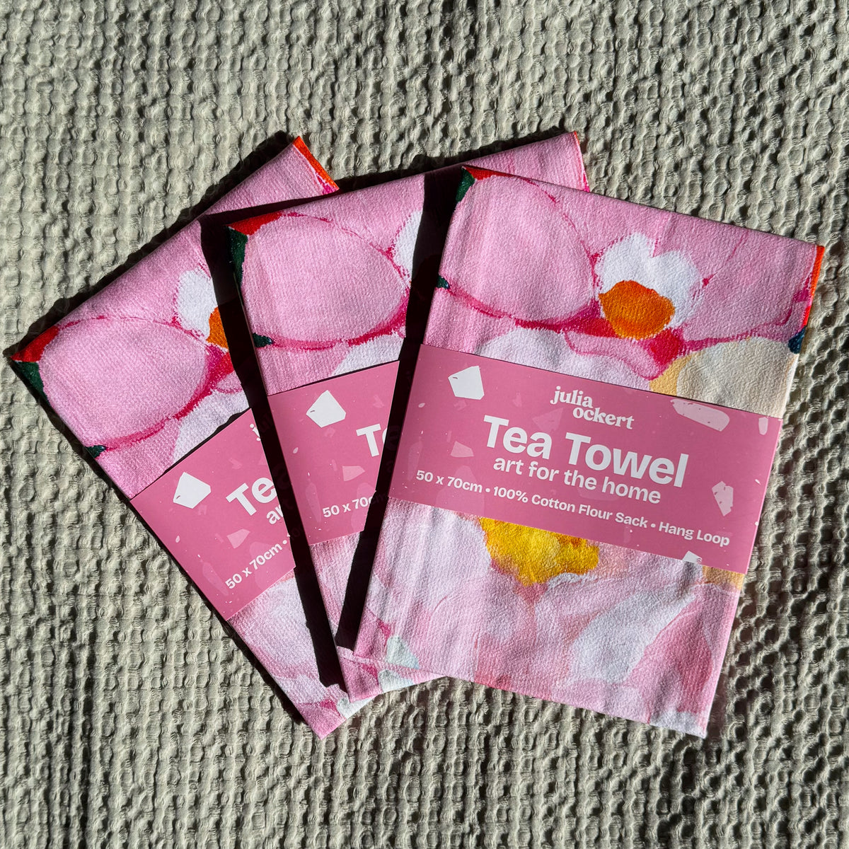 NEW: Flower Market Tea Towel