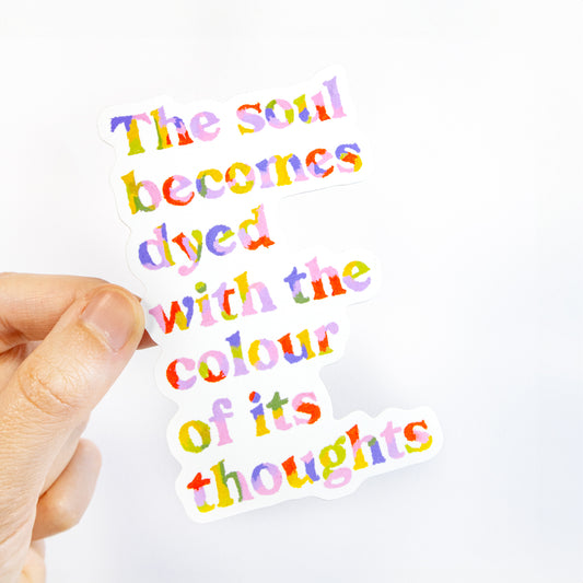 The Soul Becomes Dyed V2 Vinyl Sticker