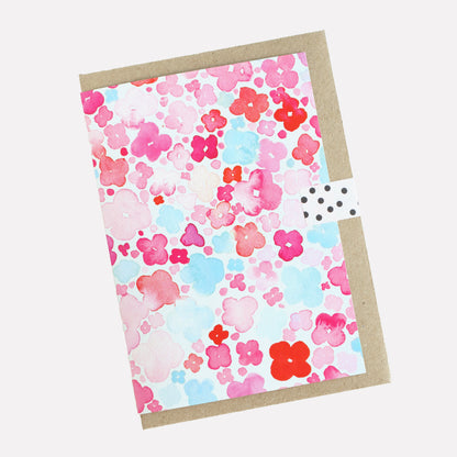Watercolour Flowers (All Occasions) Greeting Card