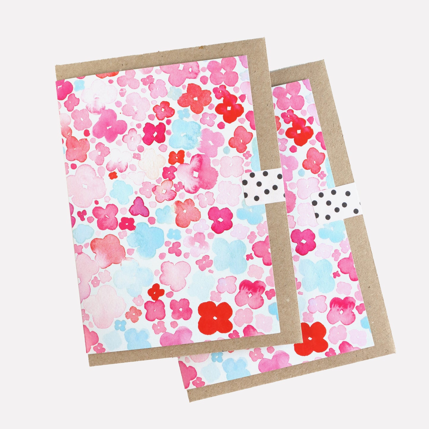 Watercolour Flowers (All Occasions) Greeting Card