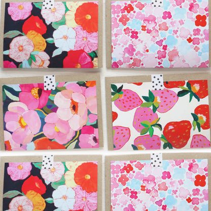 Watercolour Flowers (All Occasions) Greeting Card