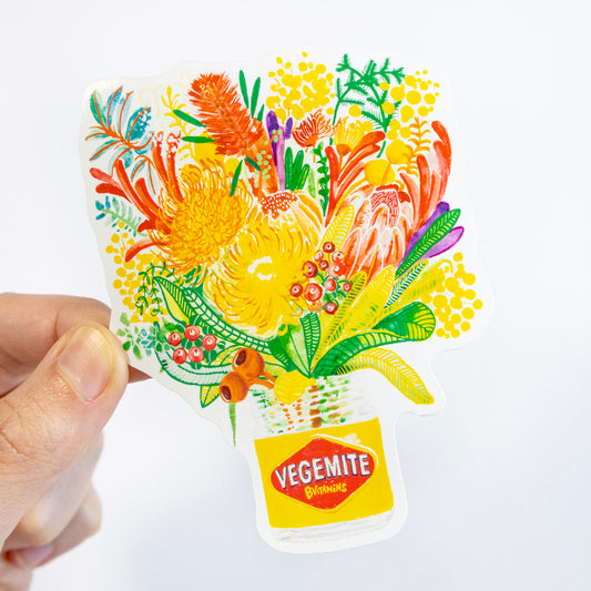 Vegemite Bouquet Vinyl Sticker