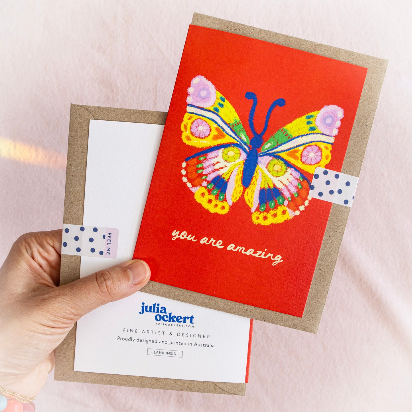 You Are Amazing - Butterfly Greeting Card