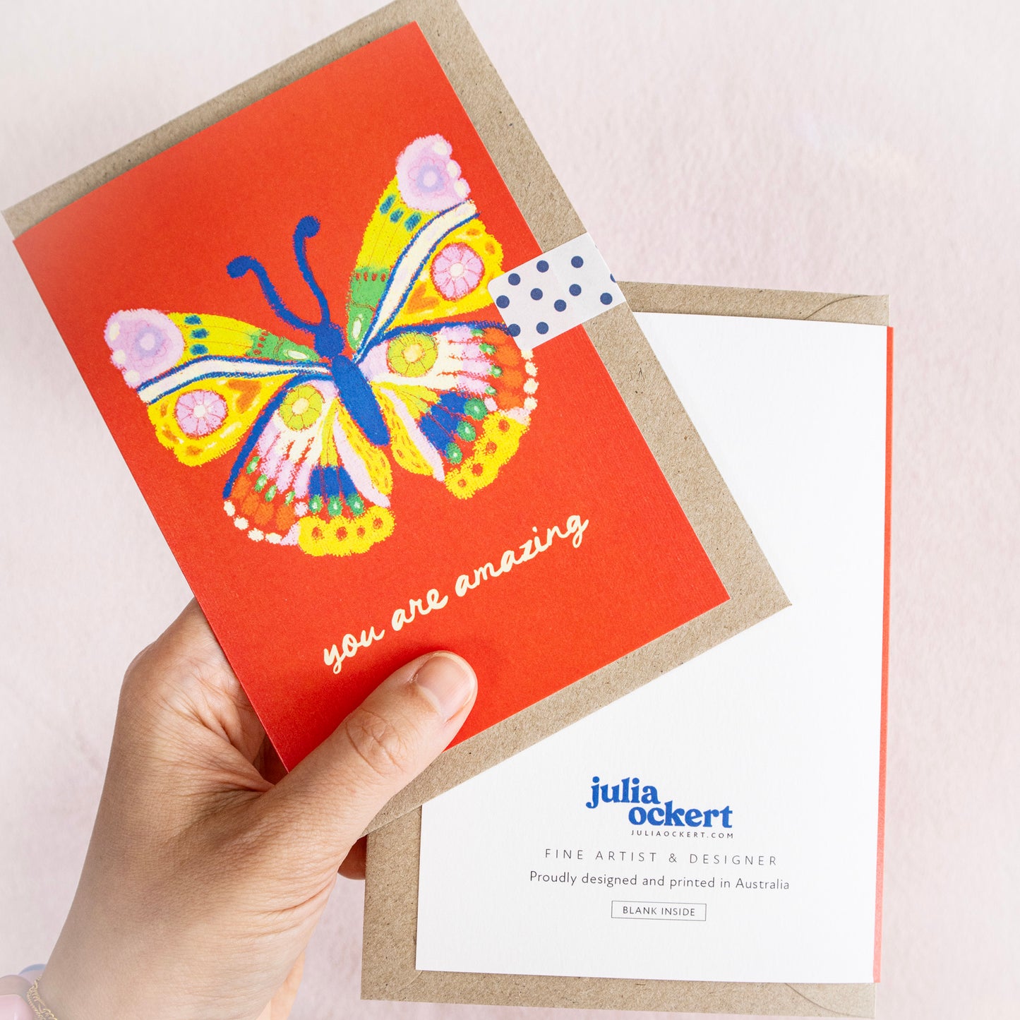 You Are Amazing - Butterfly Greeting Card