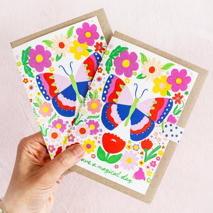 Have a Magical Day - Butterfly Greeting Card