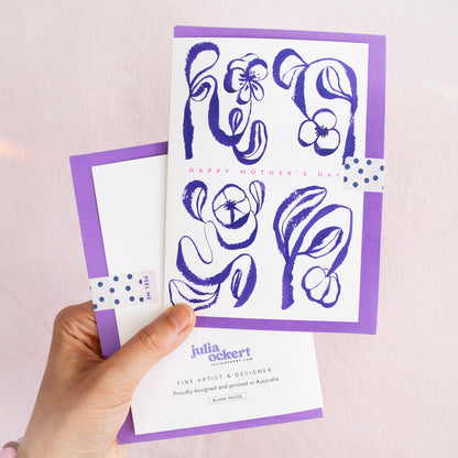 Happy Mother's Day Floral Greeting Card