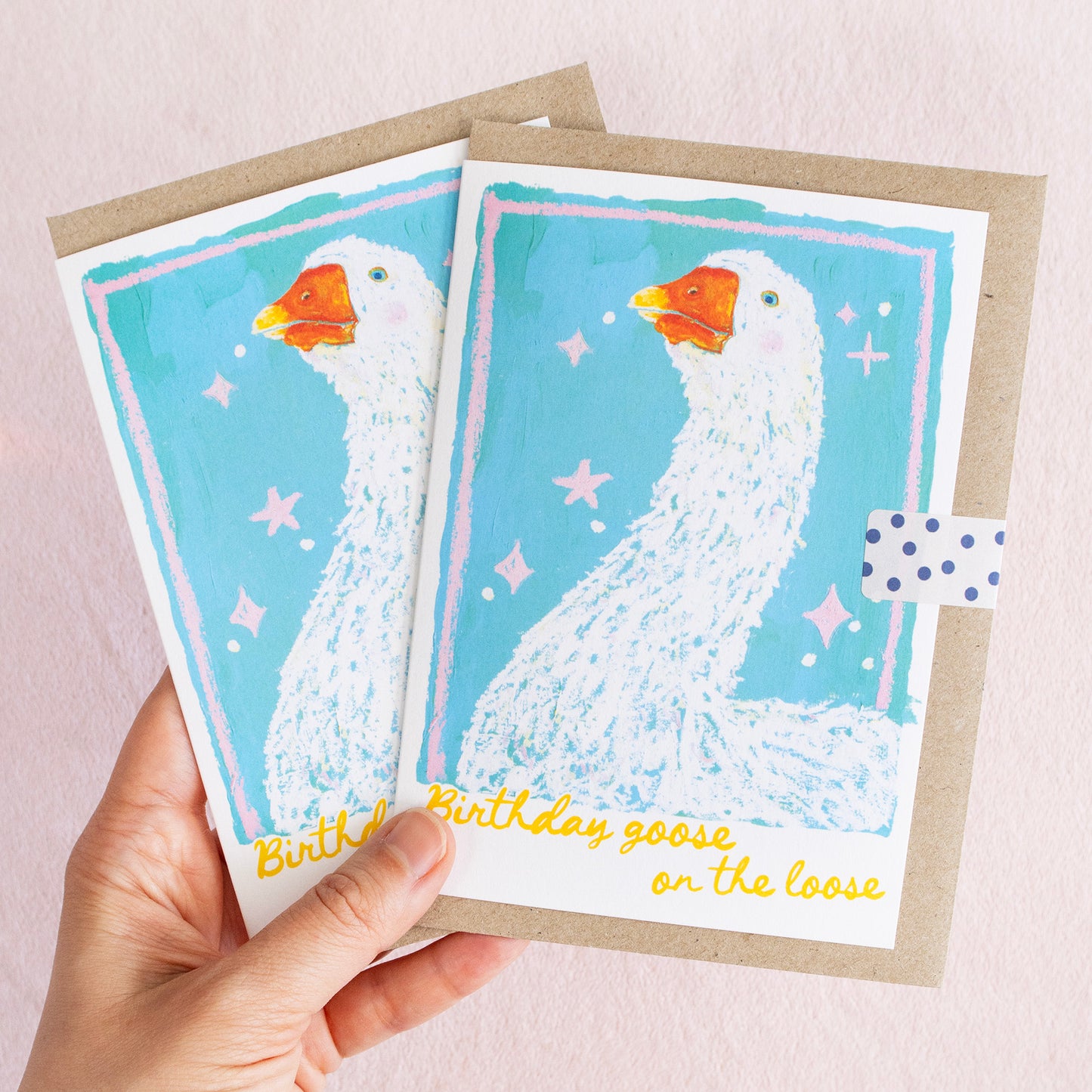 Birthday Goose On The Loose! Greeting Card