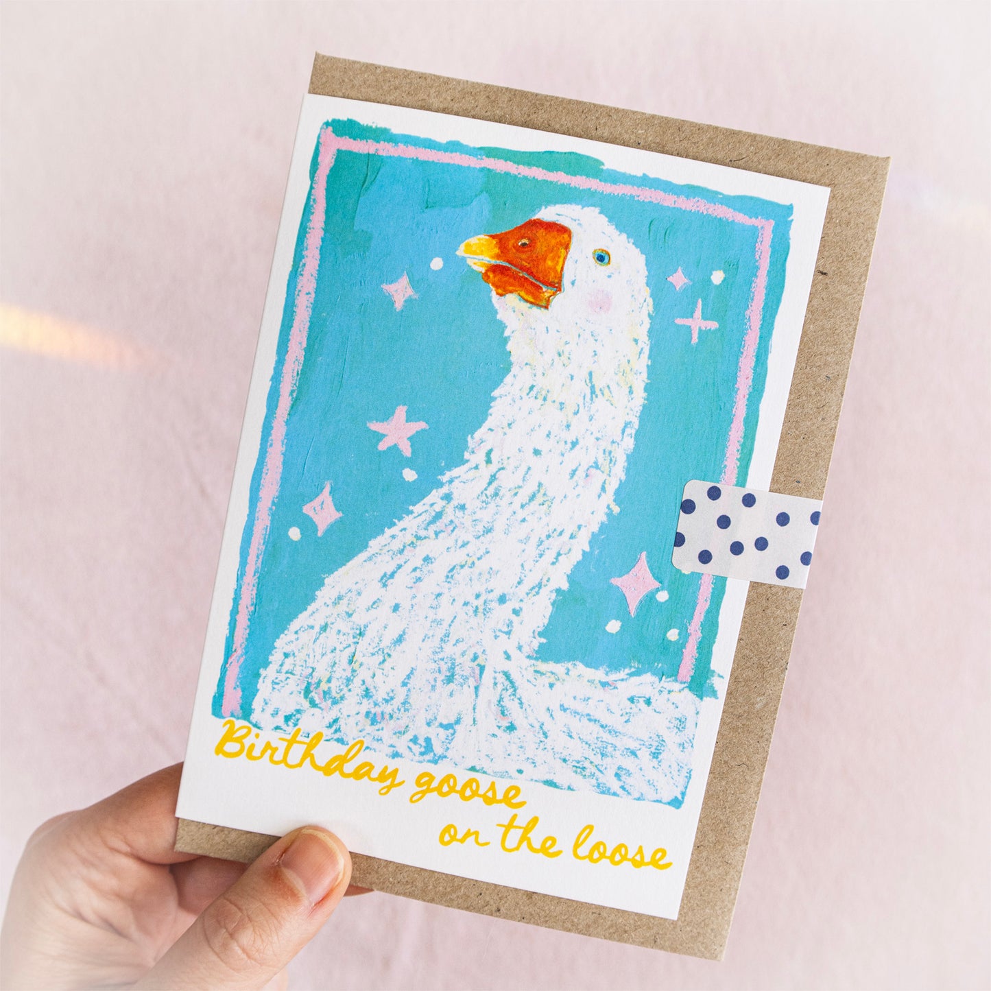 Birthday Goose On The Loose! Greeting Card