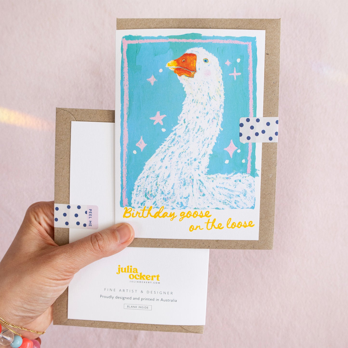 Birthday Goose On The Loose! Greeting Card